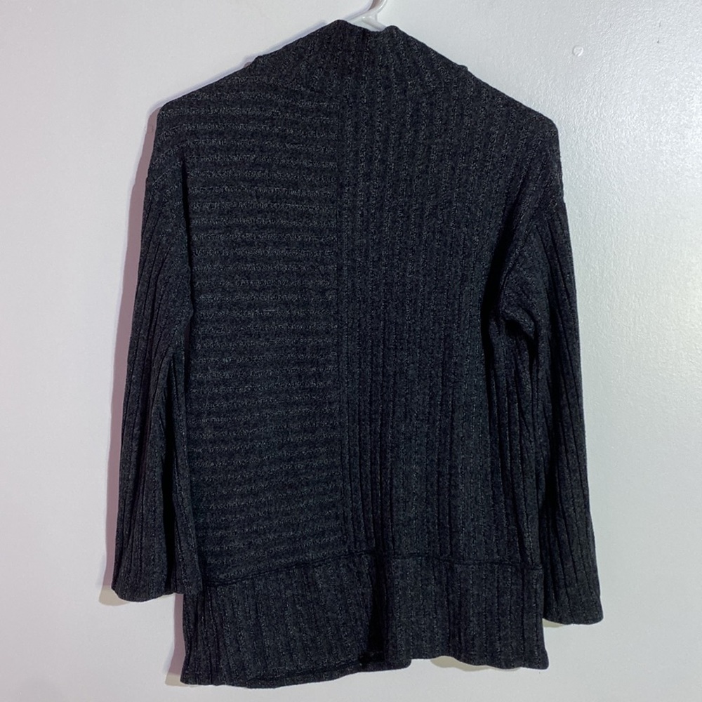 Anthropologie Saturday Sunday sweater XSP grunge dark gray gothic grunge Fall - Picture 8 of 9
